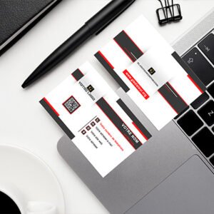 100 Cartes gris-blanc-rouge